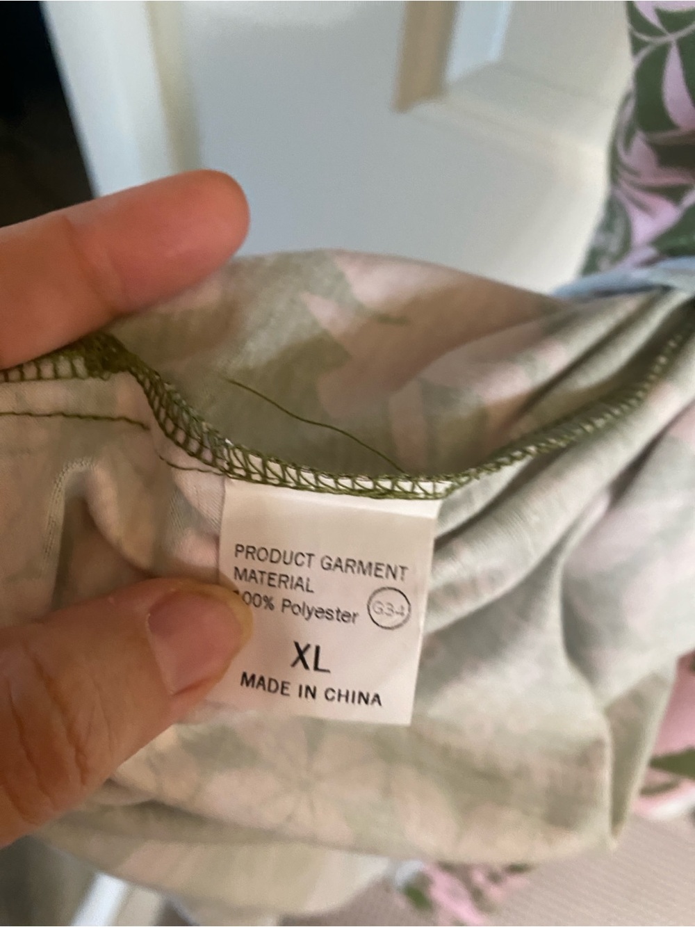 Pink and Olive Floral Kimono Maxi Dress - Picture 5 of 6